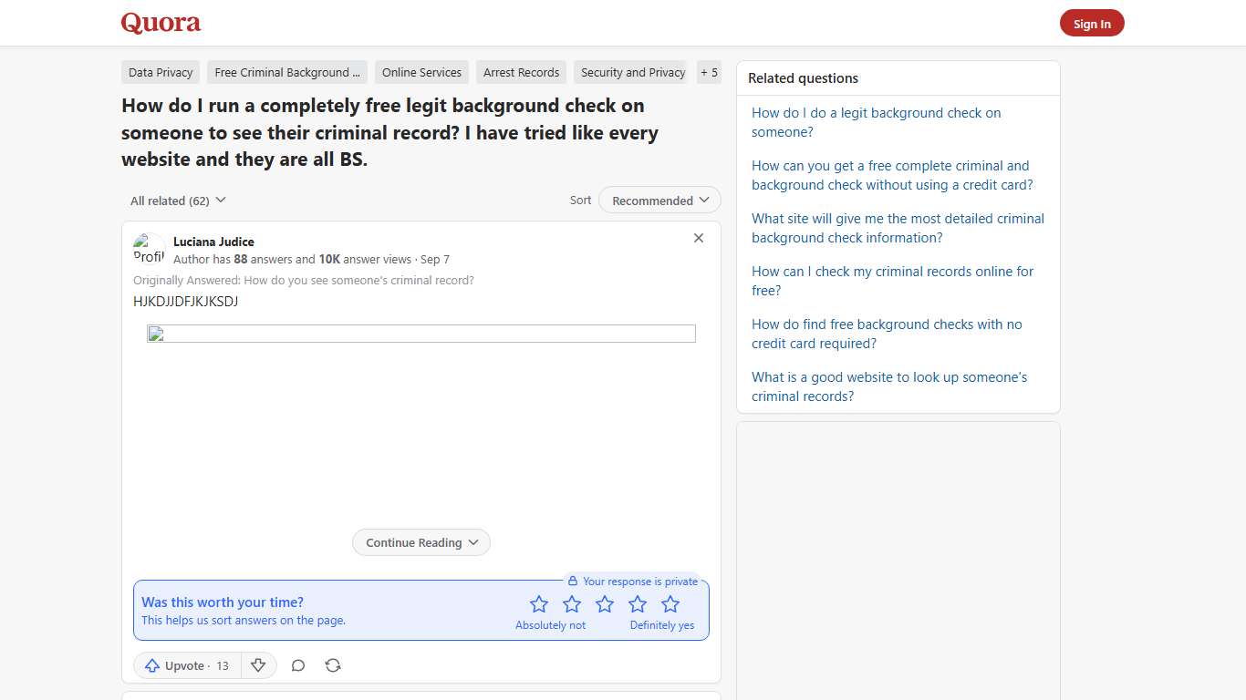 How to run a completely free legit background check on someone to see their criminal record - Quora